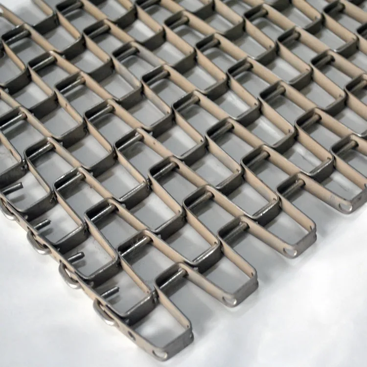 T 316 Stainless Steel Flat Wire Mesh Conveyor Belting For Food Baking