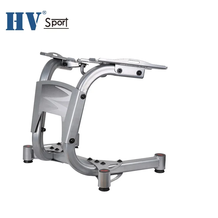 

552/1090 20kg 40kg weight automatic adjustment dumbbells stand rack, Silver
