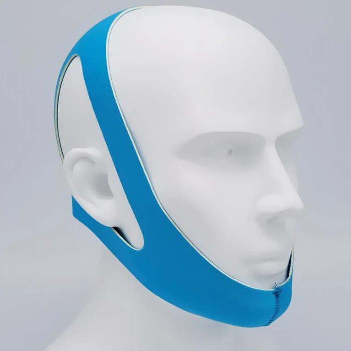 

Anti Snoring Adjustable Neoprene Chin Strap Sleep Aid Device Snoring Solution Nose Vents Snore Stopper Mouthguard, Custom
