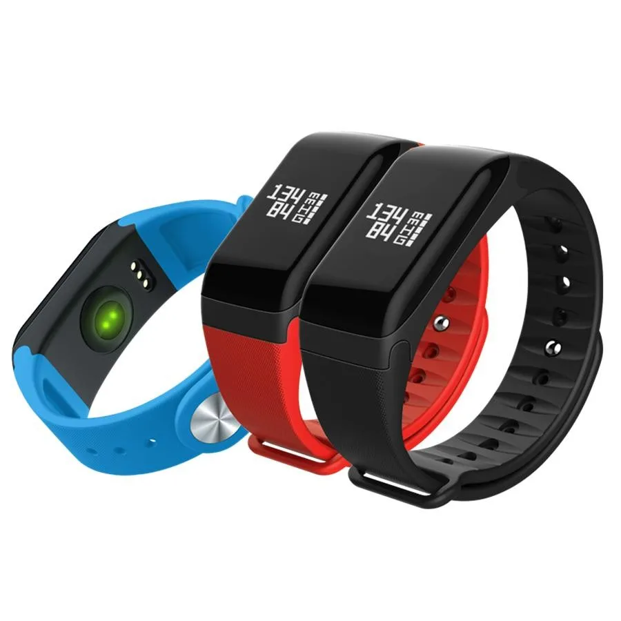 

L8star Waterproof Fitness Bracelet Watch Heart Rate Health Tracker Pedometer Smart WristBand, Black;red;blue