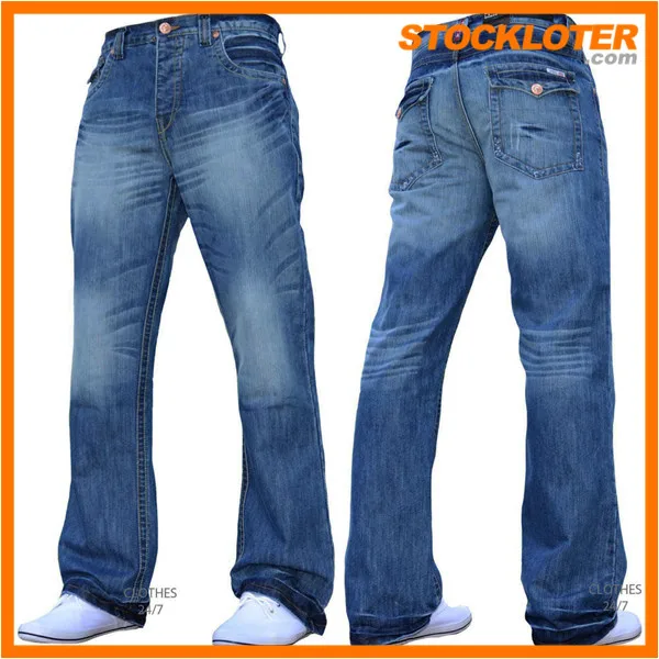 

Mid Wash Clint Bootcut Jeans inventory china, 161006i, 3color