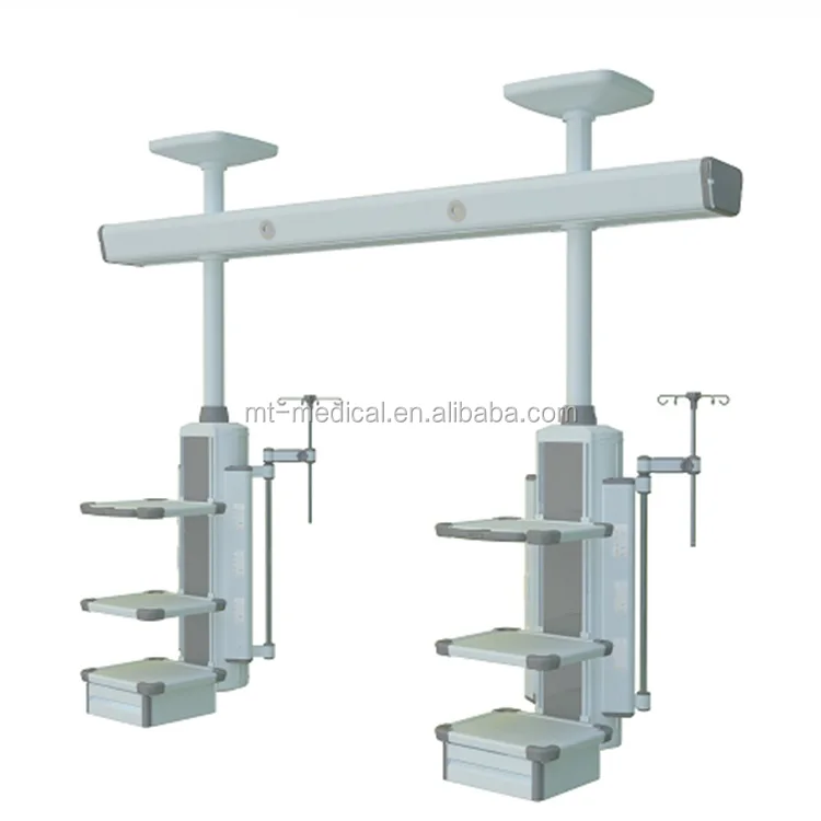 ICU surgical ceiling bridge medical dry and wet separated ceiling tower