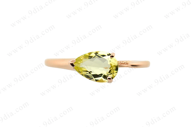 In Stock Ring Rhodium Plated Silver Butterfly Ring CZ 925 Ring