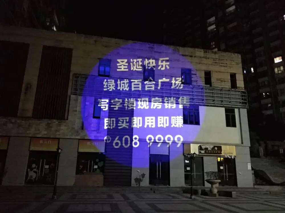 
High power gobo logo projector light outdoor 500W waterproof 