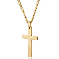 

Necklace Pendant Jewelry Making Dubai Gold Plated Stainless Steel Cross