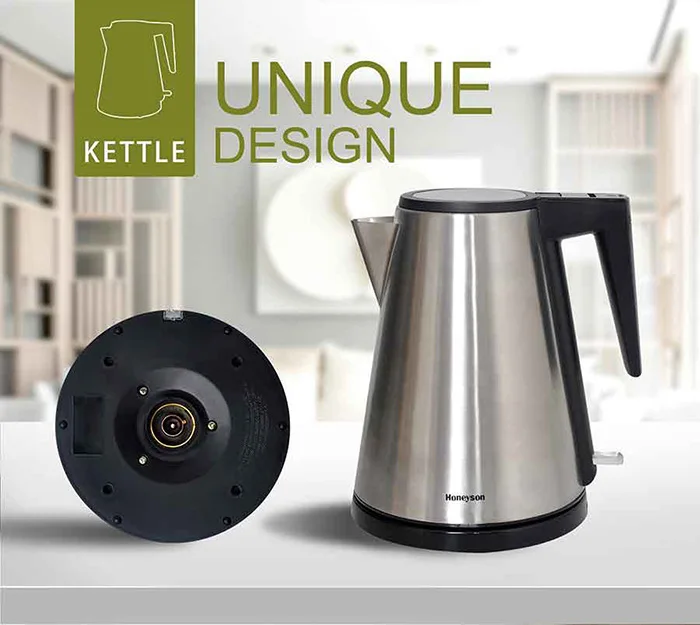 Honeyson Hotel 1000 Watt 1.2l Metal Brushed Steel Electric Kettle Buy