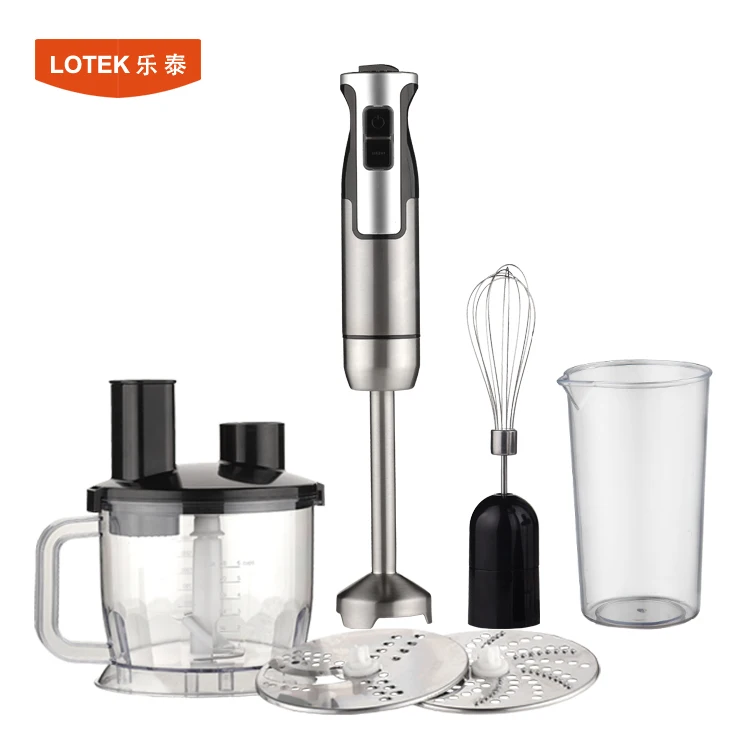 Multi-Use 800W Immersion Hand Blender, Handheld Blender Stick, Whisk,  Beaker with Measuring Marks And Chopper