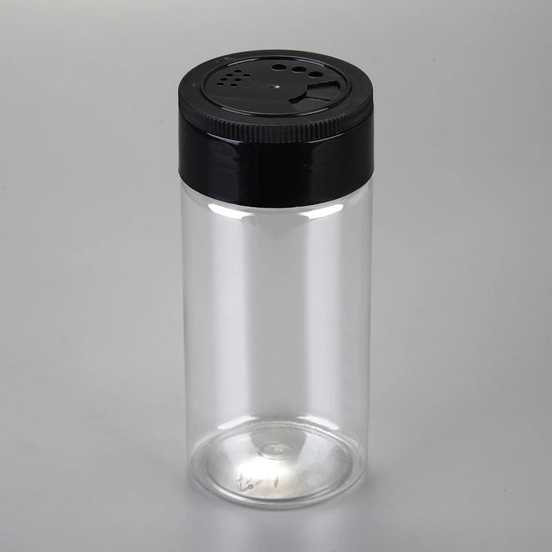 

Food Grade Seasonsing Plastic Shaker Bottle Plastic Pepper Container With Flip Lid, Customized color