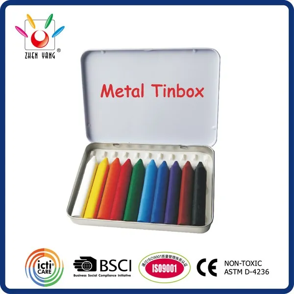 12 Color Triangle Plastic Crayon In Tin Box.jpg