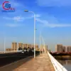 9m powder coating galvanized steel street light pole