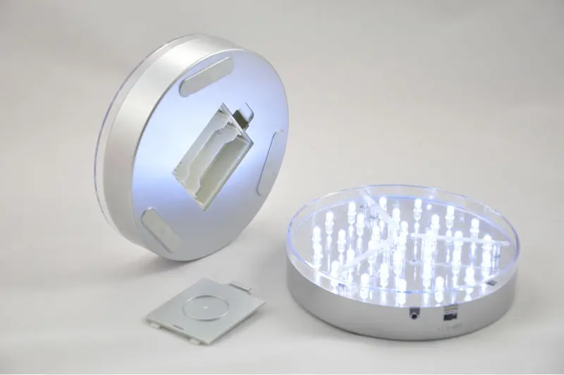 15 Cm Splendido Vaso Di Base Bianco Caldo Lampada Da Tavolo A Led Della Candela Del Led Centrotavola Luci Per Il Fai Da Te Del Partito Di Pranzo