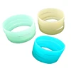 Custom shape anti bacteria silicone finger ring for wedding, silicone wedding band