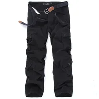

Fashion Military Cargo Pants Men Loose Baggy Tactical Trousers Outdoor Casual Cotton Cargo Pants Men Multi Pockets Big size
