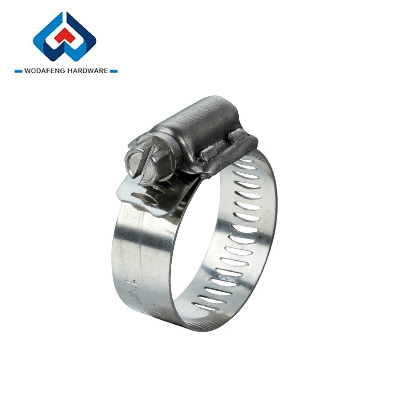 
High Torque Worm Drive single ring spring hose clamp 