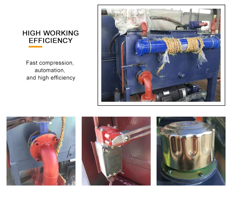 Multi-functional hydraulic baler machine for car bumper PET bottles and used clothing