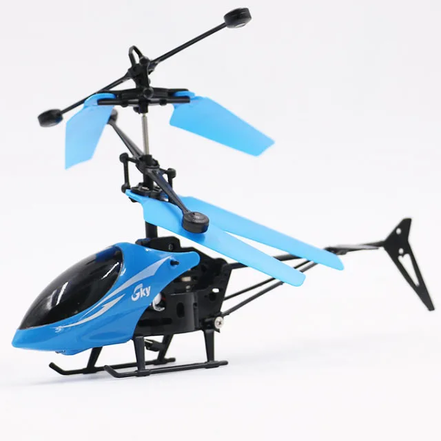 blue helicopter toy