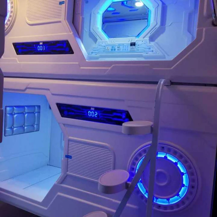 Manufacturers hostel soundproof sleeping pod bed sleepbox container capsule bed hostel