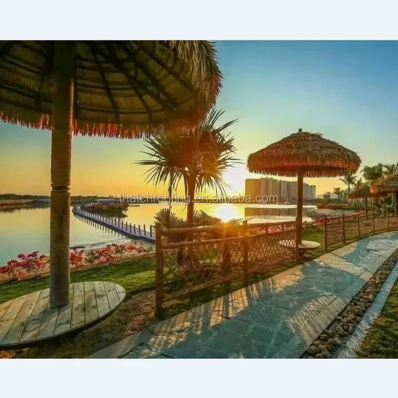 
african synthetic thatch artificial roof materials thatch rolls 