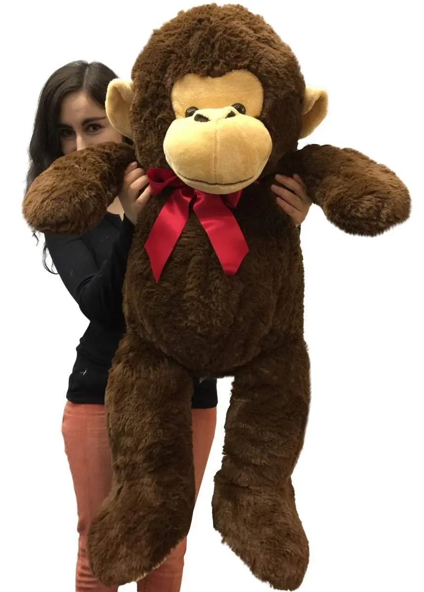 large stuffed monkey