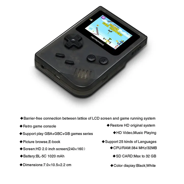 Cheap Retro Game Consoles 2019 Trending Products Popular Classic Game Video Handheld Game
