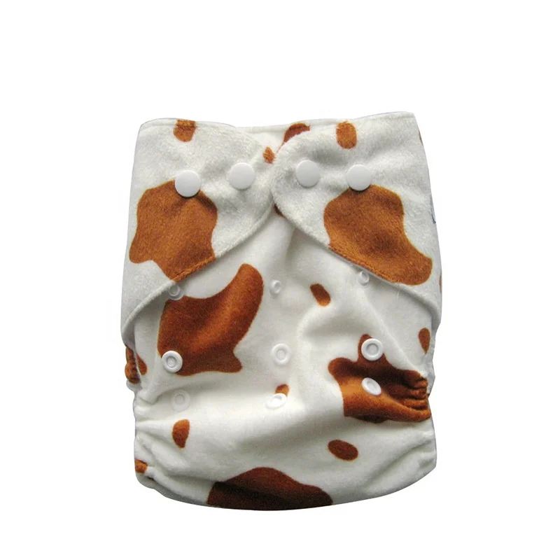 

New Design Washable All in  Babies Cloth Reusable Diaper, Printing