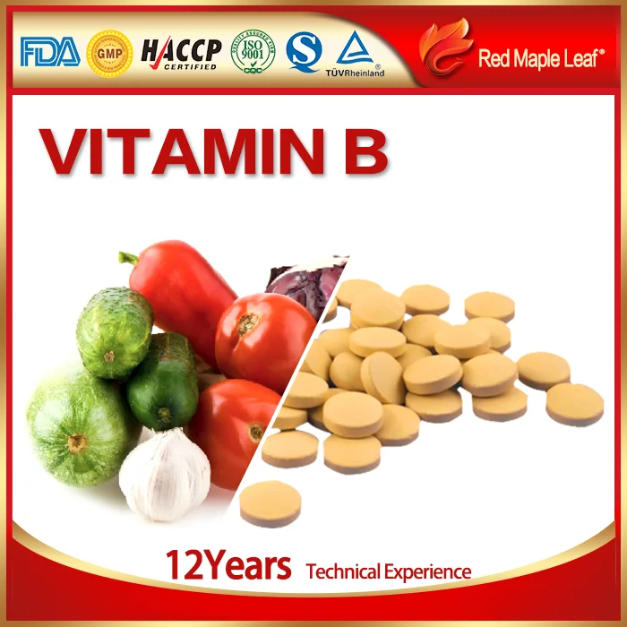 Doğal Vitamin B Kompleks Kapsüller, çiğneme Tabletleri, Softgels