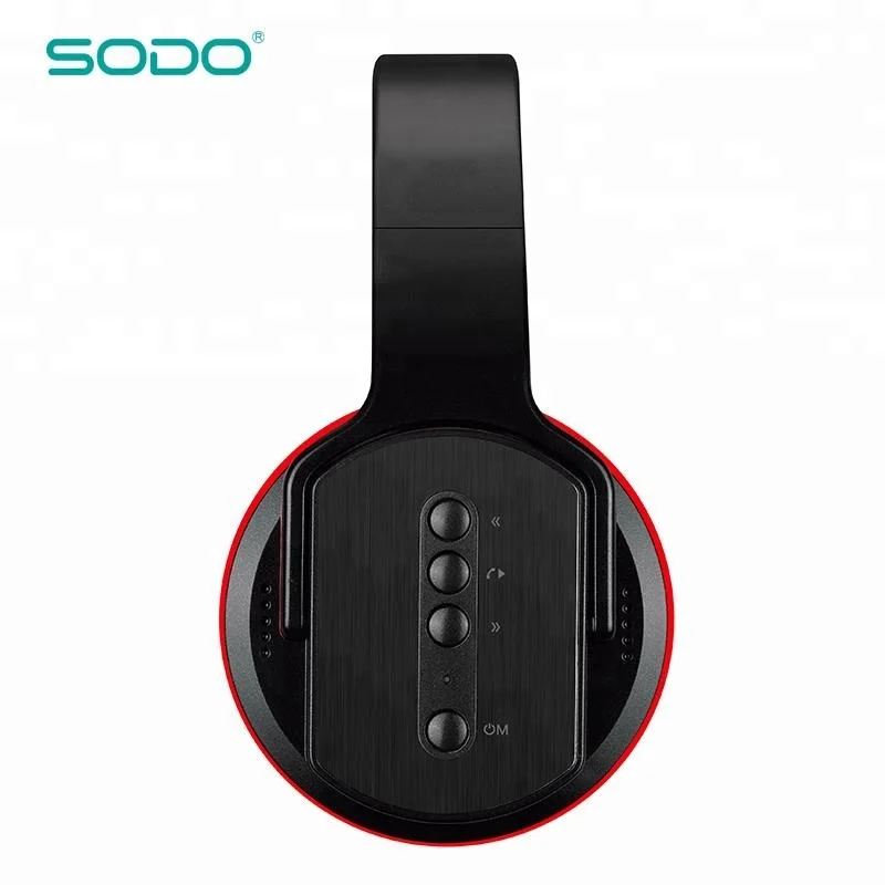 

SODO MH2 OEM Flip to Powerful Speaker Bluetooth Wireless Headphone Accept OEM Customize Logo and Package
