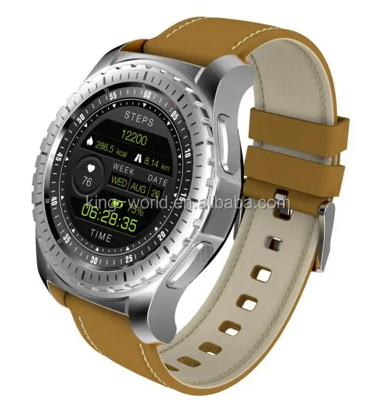 

Android GPS Smart Watch, Kingwear KW28 Branded Wrist Watch, SIM 2G Bluetooth Sync Smart Phone Watch