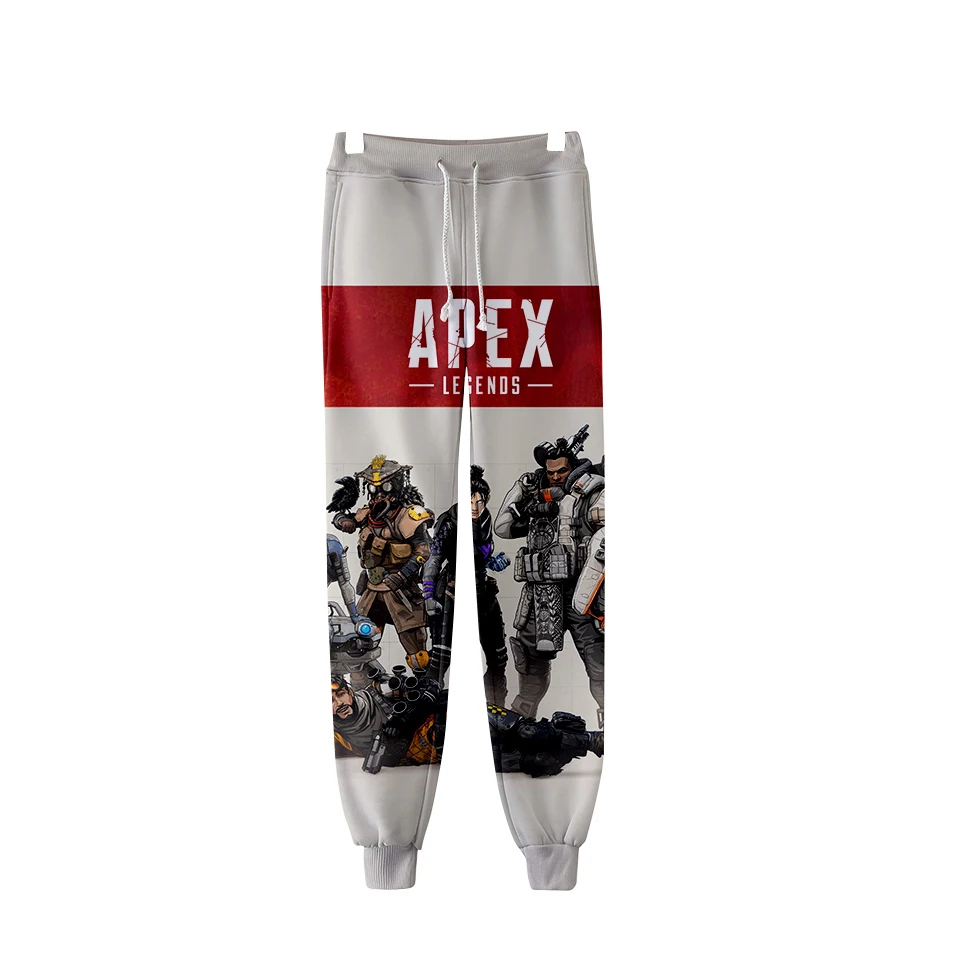 

Stock new designs apex legends printed jogger pant wholesale hip hop style jogger pant with apex legends from China supplier