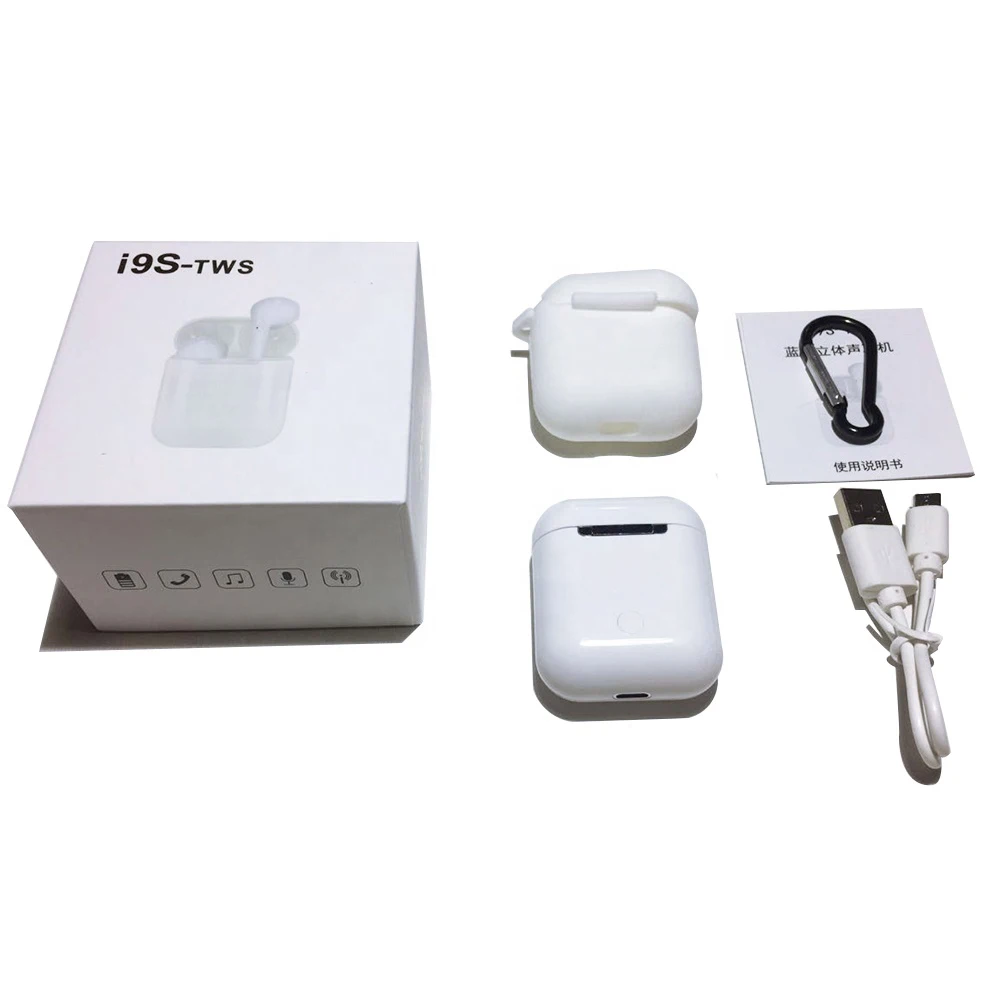 

Blue Tooth i9s TWS Mini Auricular Wireless Earphone i9 Earpiece In Ear with Microphone for Call phone, N/a