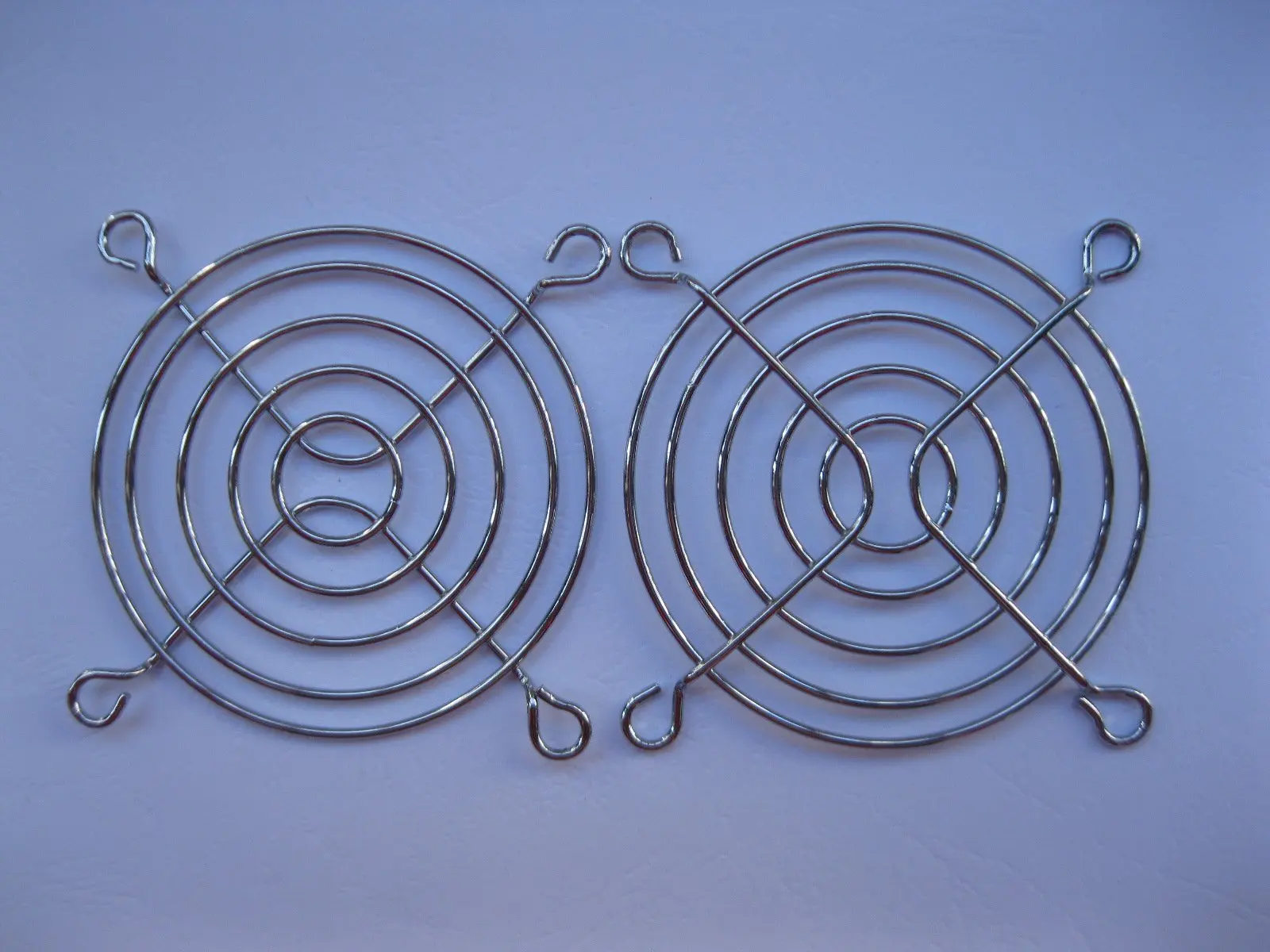 10 Pcs DC Fan Grill Protector Silver Metal Finger Guard Used for 70x70mm Fan 7cm