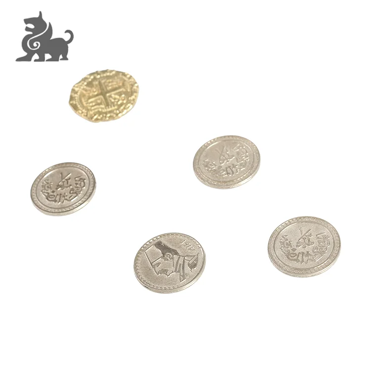

Zinc alloy toy gold casino coins game token coin for kids, Customized
