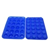 Bakeware Red Silicone 24 Mini cake mold, Cups shape Muffin Pan