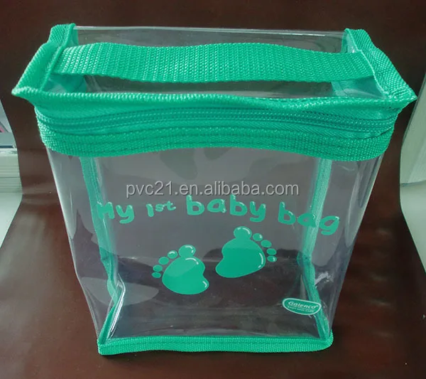 Customized Clear Plastic Pillow Bag With Handle/pillow Plastic Bag