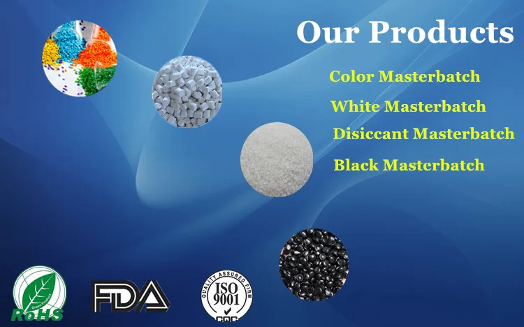 color plastic masterbatchh for injection molding/ extrusion /blowing film
