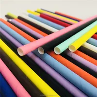 

Fast delivery Drinking straw manufacturing solid color paper straw