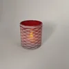 Granite candle holder gothic golf ball