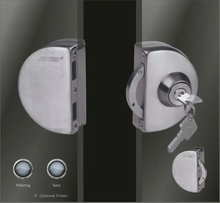 High Security Easy Install Glass Door Lock Ju 402 View Glass Lock Justor Product Details From Zhaoqing City Kaida Hardware And Decoration Co Ltd