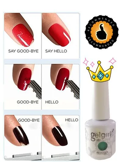 Hot selling 50pcs a lot gel nail polish soak off nail gel polish free sahipping