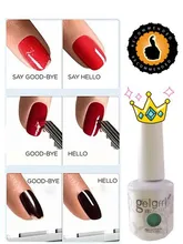 Hot selling 50pcs a lot gel nail polish soak off nail gel polish free sahipping