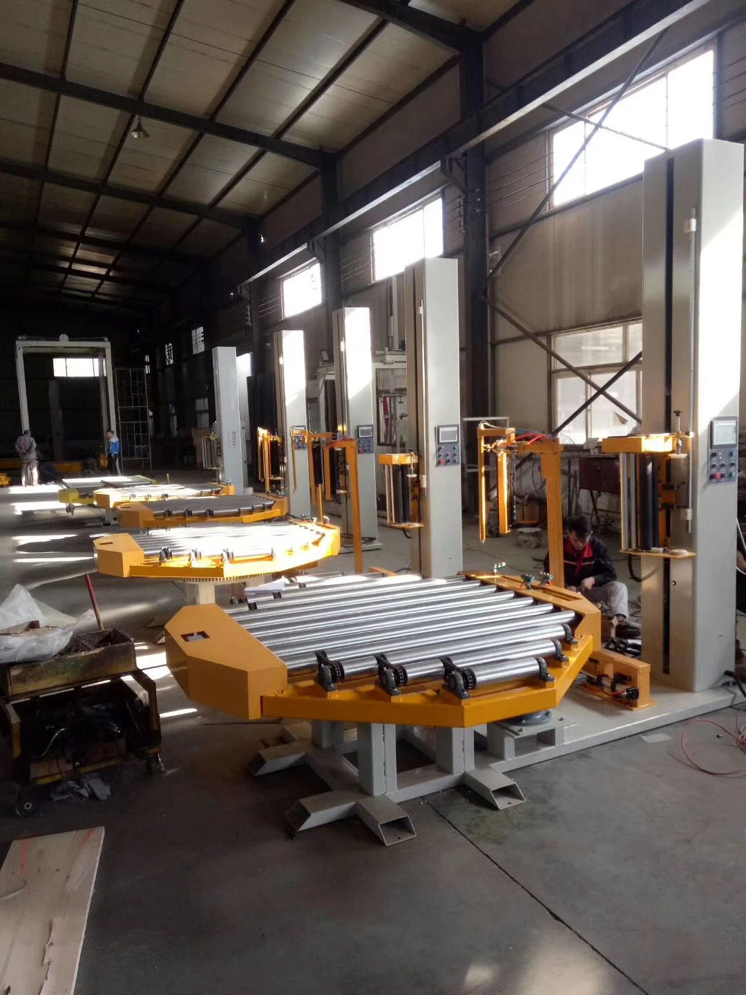 Tp1650fl Automatic Stretch Wrap Turntable Machine/pallet Film Wrapper