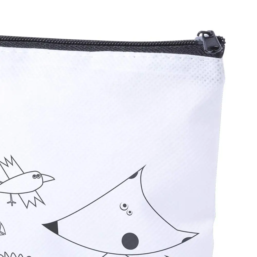 
Children Coloring non woven zipper Pencil bag 