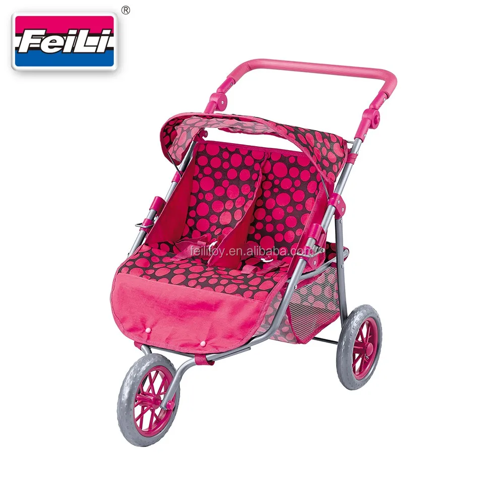 twin doll pushchair