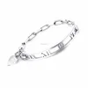 wholesale replica jewelry high quality stainless steel gold bangle with adjustable clasp