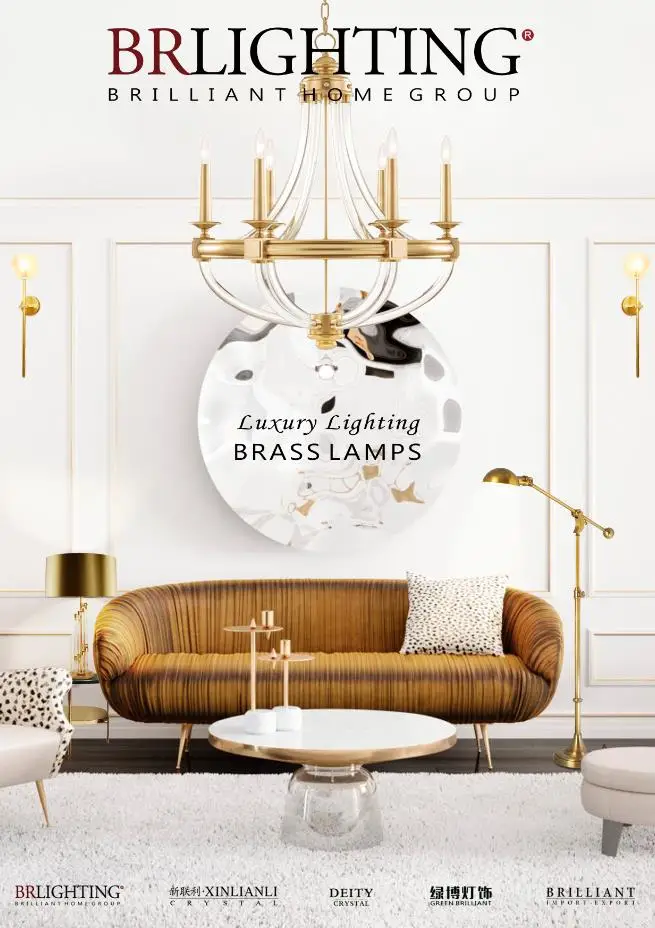 Brass Glass Arm Gold Decor Home Custom Crystal Ceiling Light Dubai Antique Chandelier