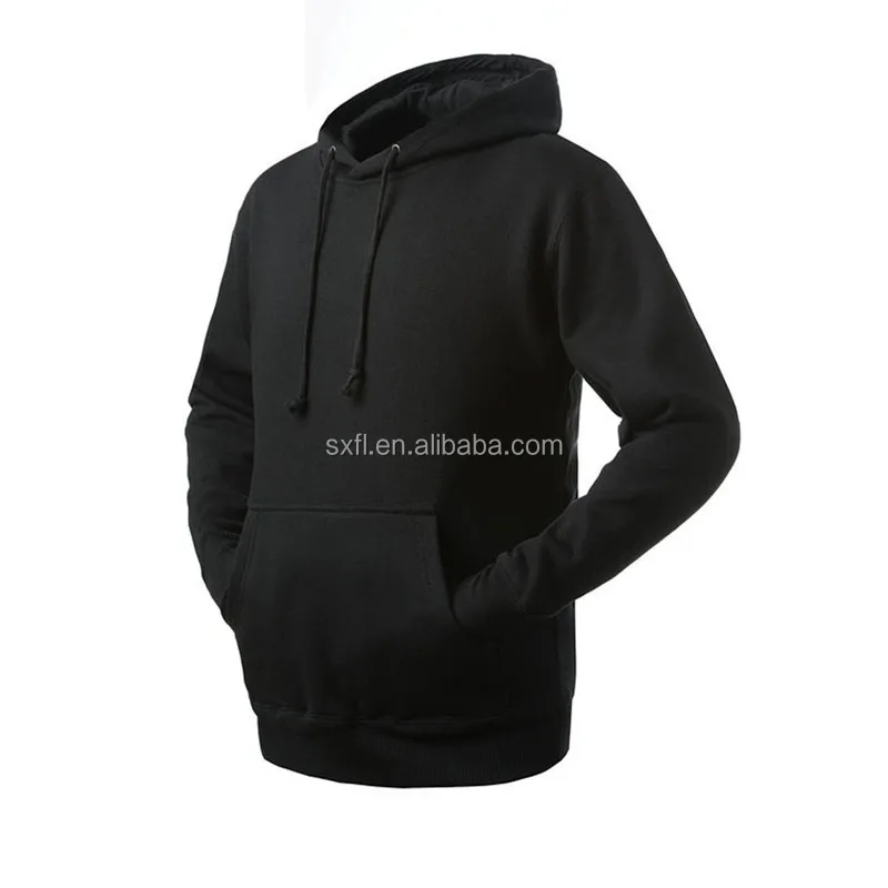 oversized plain black hoodie