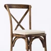Hot Sales Stackable Oak wood Cross Back Chair/Wedding Chair