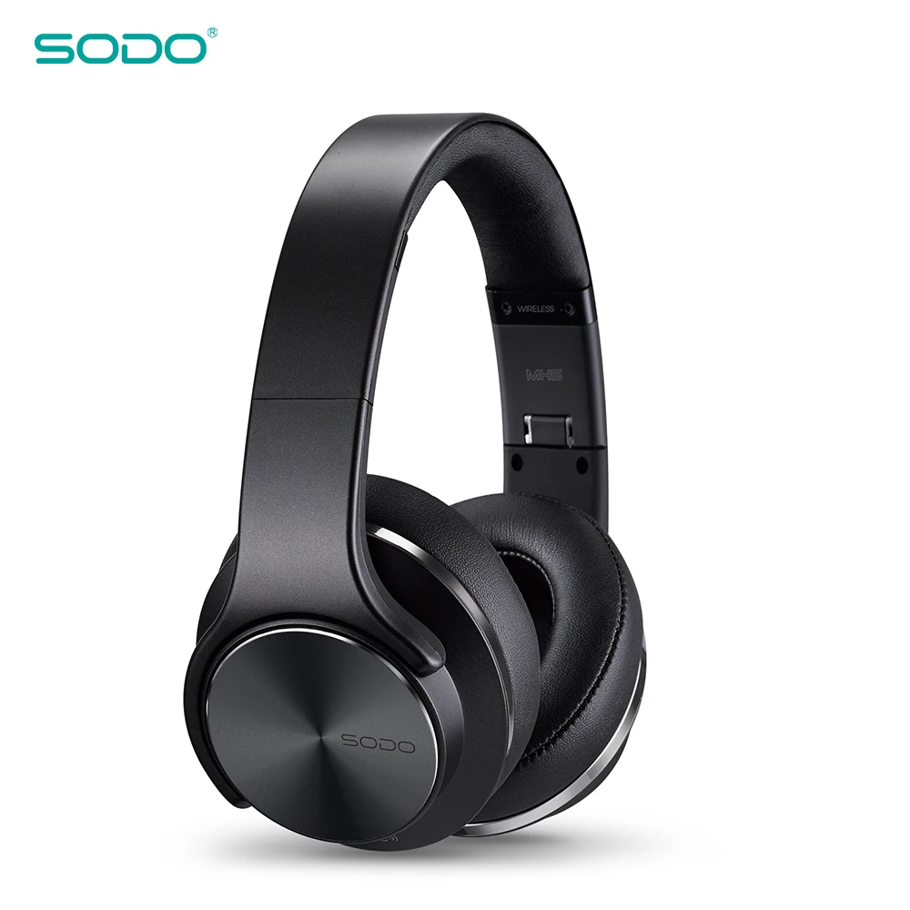 

SODO MH5 OEM Flip to Powerful Speaker Wireless Bluetooth Headphone ( Limited Offer ), Sliver;red;black;grey;rose gold