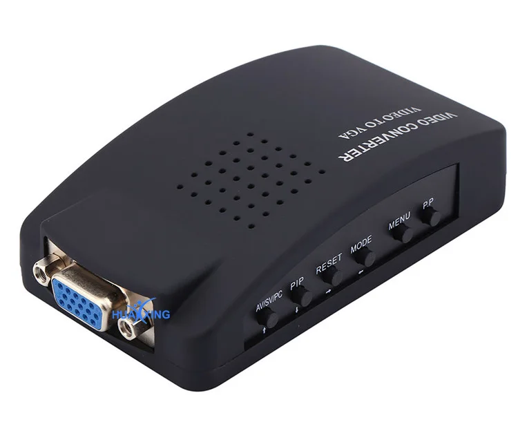 High Quality Composite Av To Vga Adapter Converter Composite Rca Video