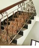 Decorative manual work wrought iron art hand railing , railing , balustrade
